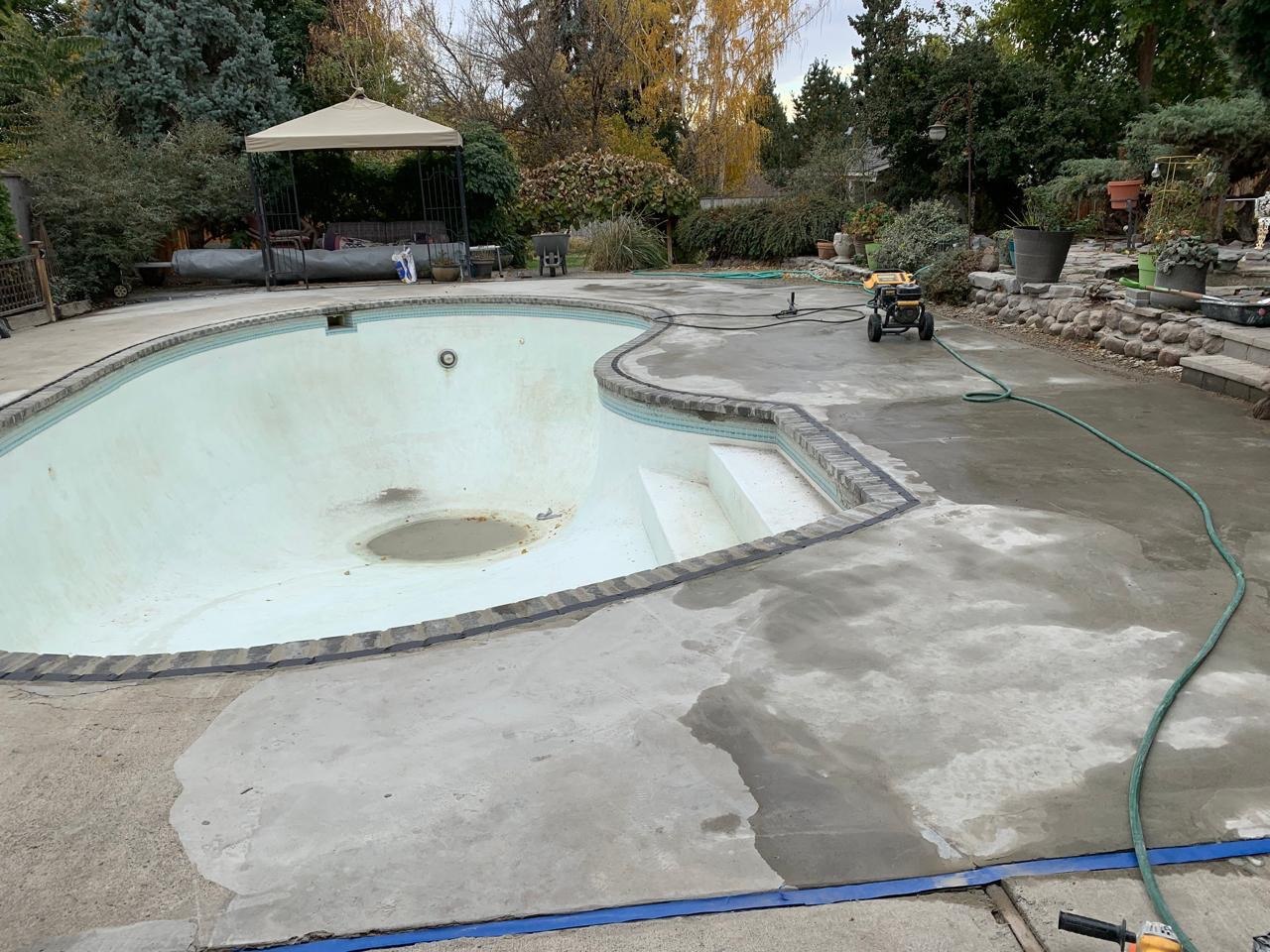 Pool deck renovation