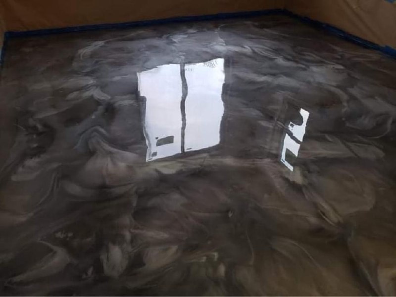 Resultado final — piso decorativo terminado